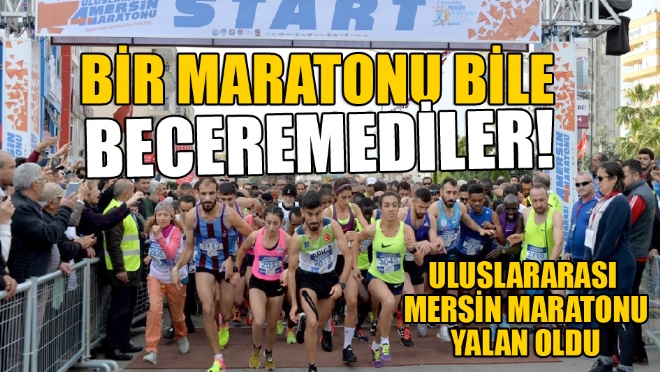 Burhanettin Kocamaz dneminde start verilen ve uluslararas spor organizasyonlar arasnda yer alan Mersin Maratonu, CHPli Vahap Seer dneminde rafa kaldrld. 
